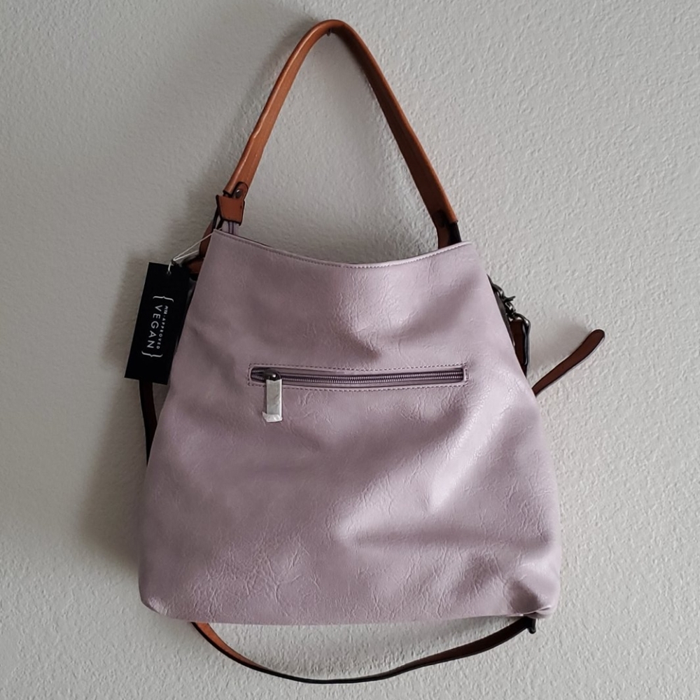 Lavender Bucket Shoulder Bag / Purse